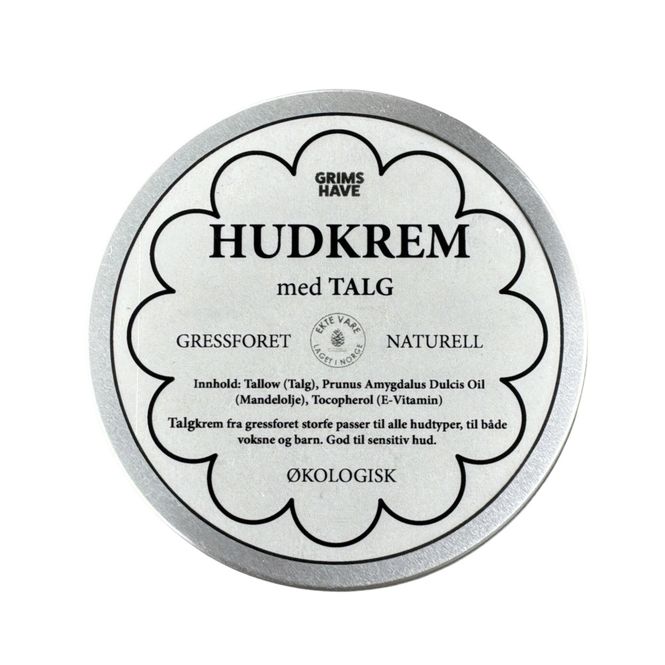 Hovedbilde Økologisk hudkrem med talg 100ml / Grims Have