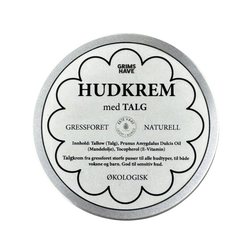 Økologisk hudkrem med talg 100ml / Grims Have