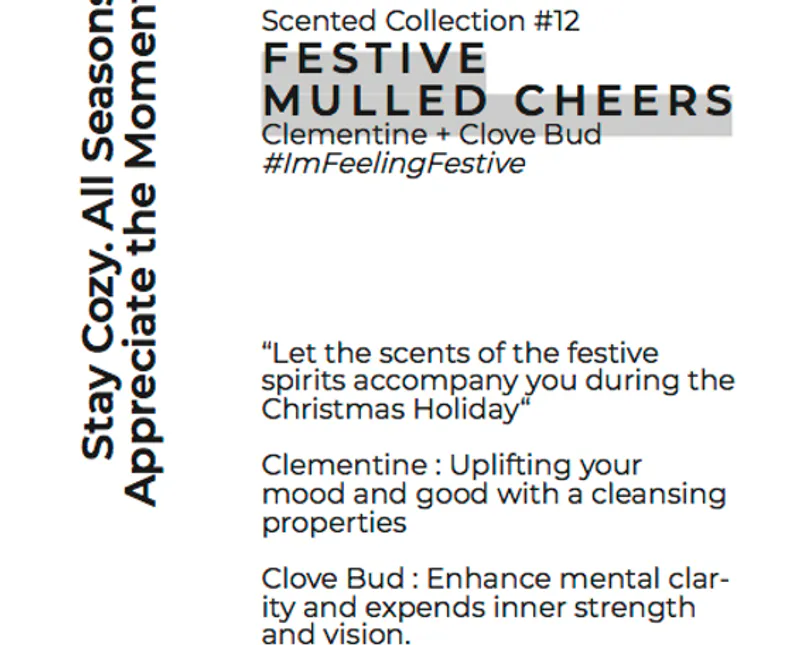 Festive Mulled Cheers - duftlys med juleduft - 500ml / Lost + Fond