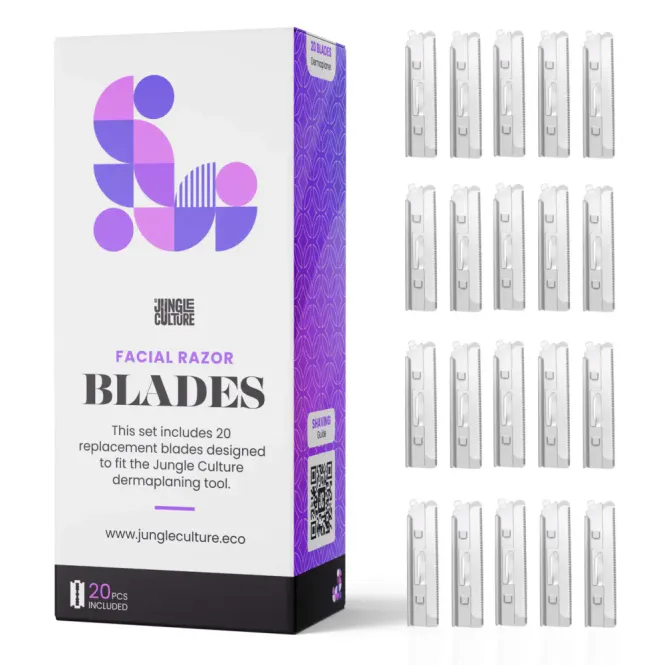 Hovedbilde Dermaplaner Replacement Blades 20pk / Jungle Culture