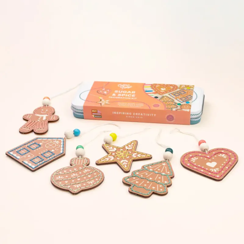 Sugar & Spice Christmas Decoration Kit, Cotton Twist