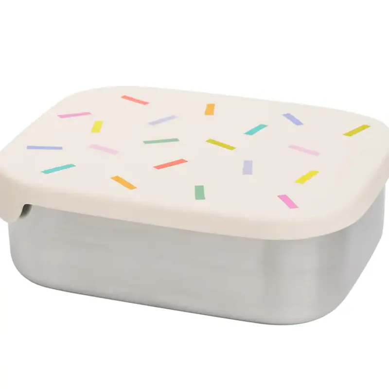 Matboks i stål med flere rom, Confetti / The Cotton Cloud