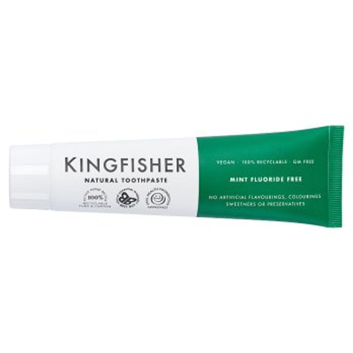 Natural Toothpaste Mint - Fluoride Free 100ml / Kingfisher 
