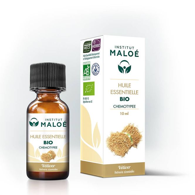 Hovedbilde Vetiver eterisk olje, økologisk 10 ml / Institut Maloe