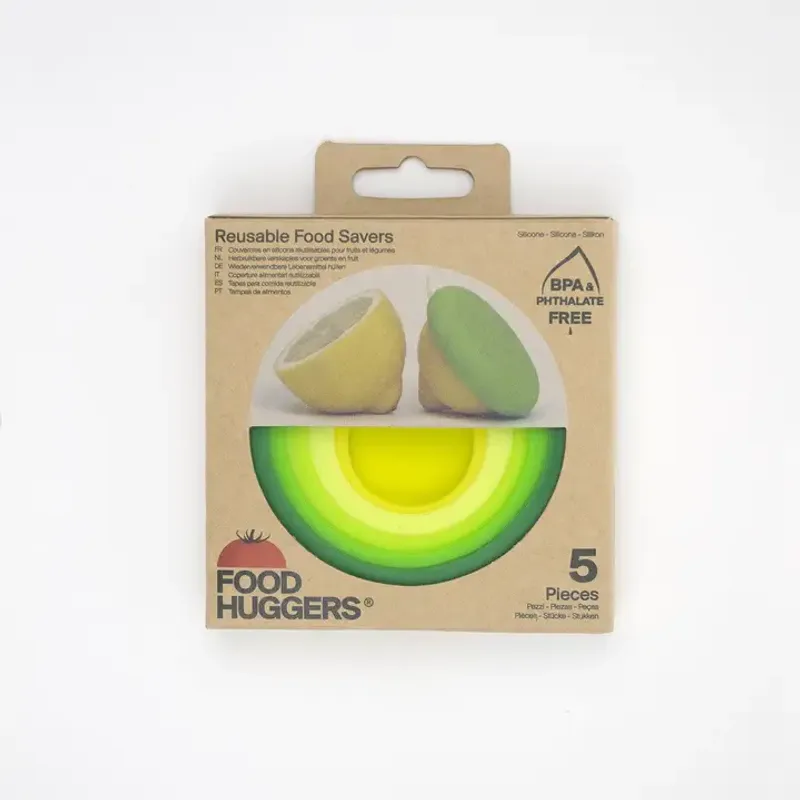 Food Huggers Set of 5, Fresh Green / Food Huggers