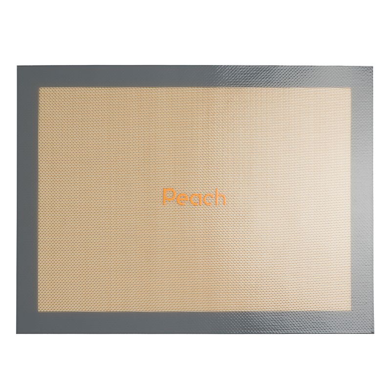 Bakeark i silikon, gjenbrukbart / Peach