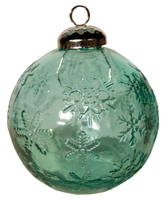 Hovedbilde Julekule resirkulert glass - Turkis /  Blue®