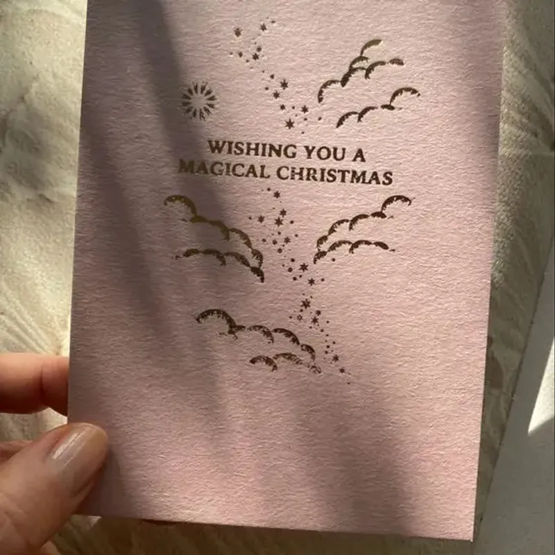 Magical Christmas Lilac- julekort / Anna Cosma