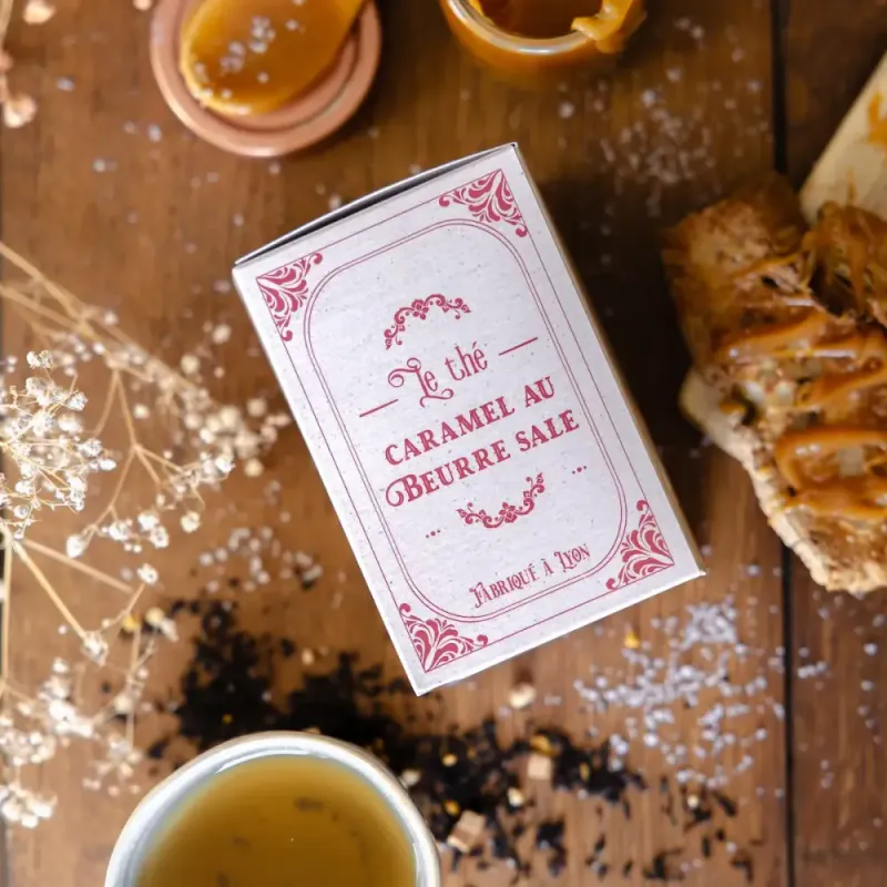 Vintage Box - Organic Salted Caramel Black Tea – 100g / Tea Heritage