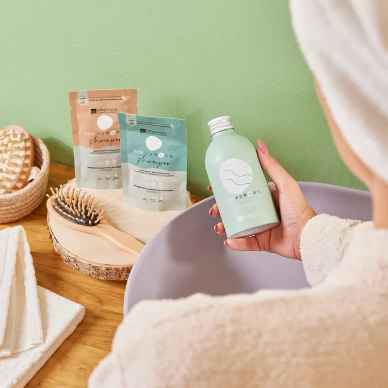 Refill Eco Powder Shampoo, strengthening  / La saponaria