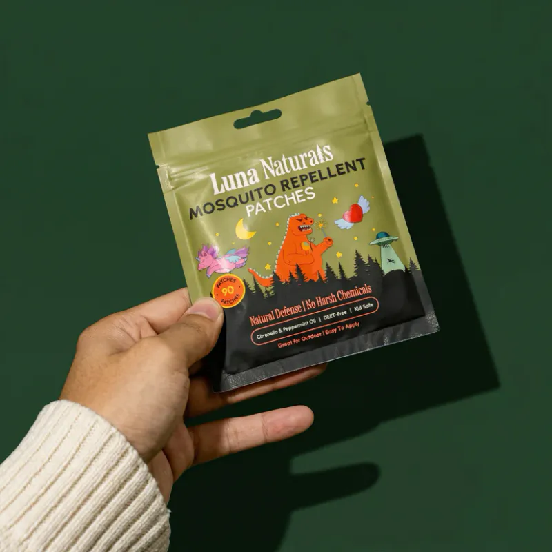 Kids Mosquito Repellent Patches - 90 stk / Luna Naturals