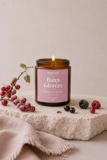 Hovedbilde Frosted Berries Duftlys 25t, WILD CHILD