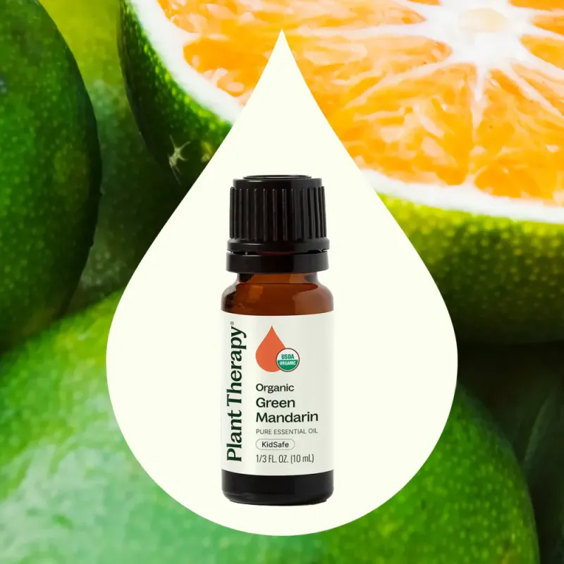 Green Mandarin eterisk olje 10ml, økologisk / Plant Therapy