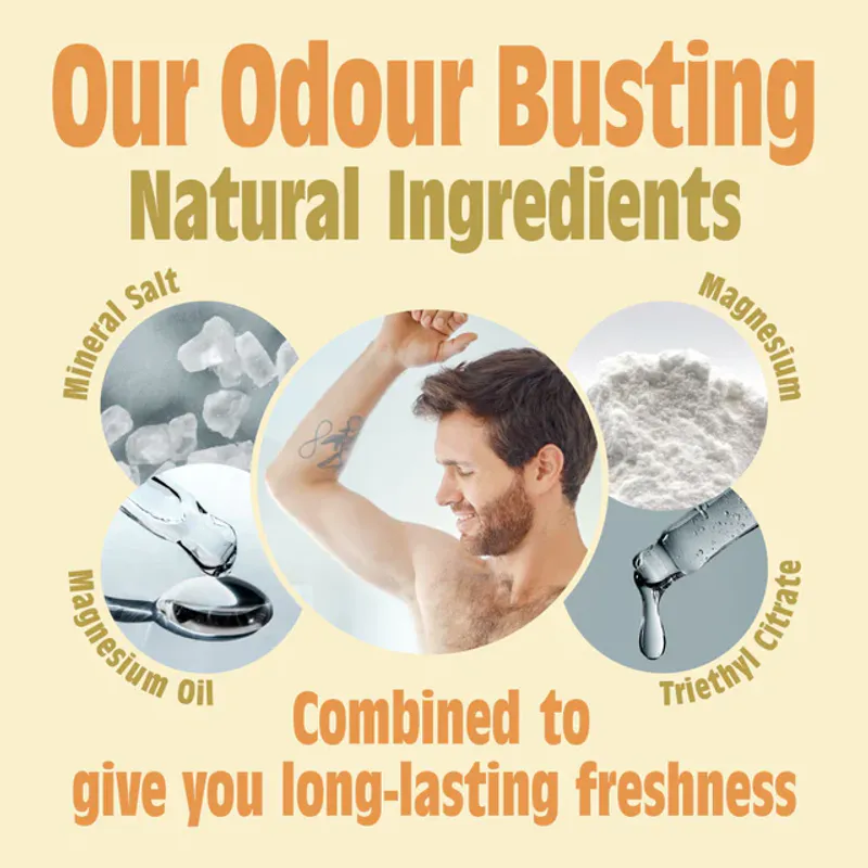 REFILL 300ml - Neroli & Orange Natural Spray Deodorant / Salt of the Earth 