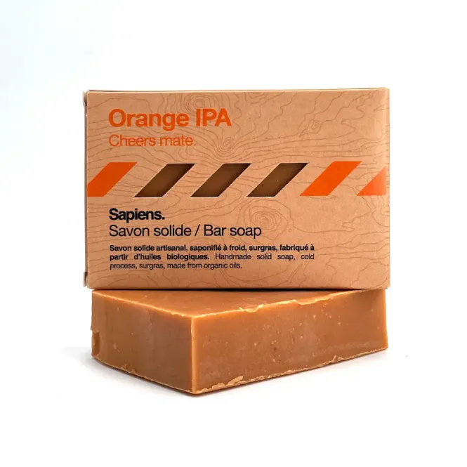 Hovedbilde Organic Bar Soap - Orange IPA 100g / Sapiens