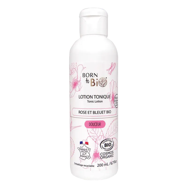 Tonic Lotion Rose & Cornflower 200ml / Born to Bio