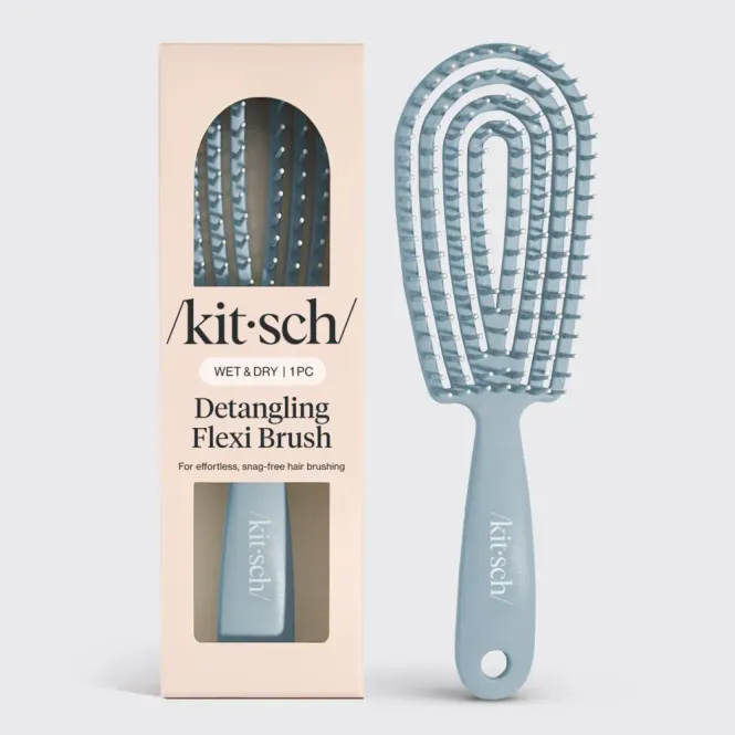Hovedbilde Detangling FLEXI Brush, Hazel Blue / Kitsch