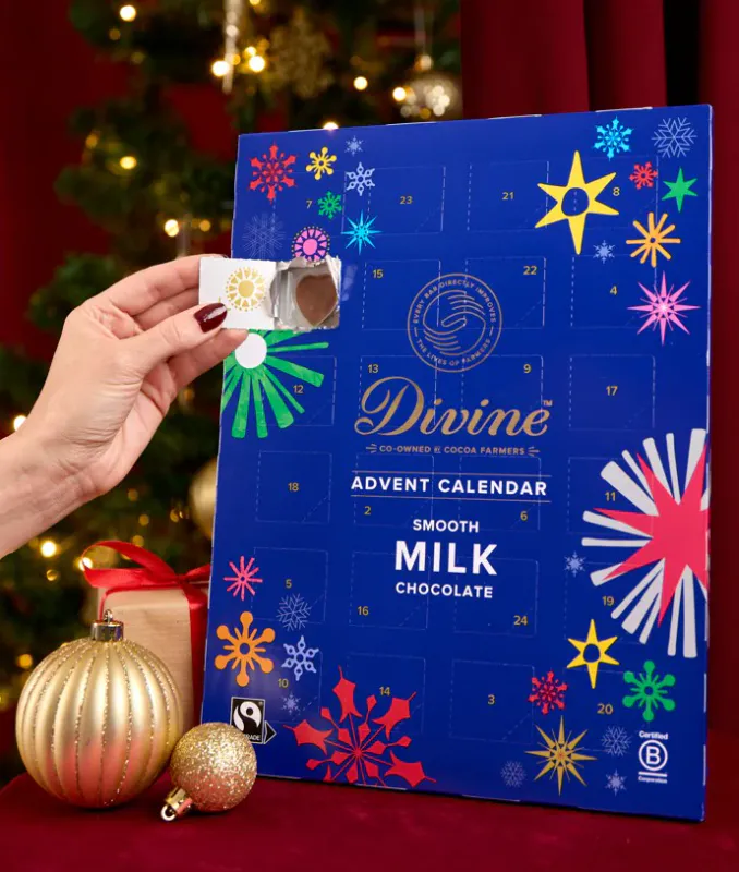 Divine Advent Calendar Smooth Milk Chocolate 85g