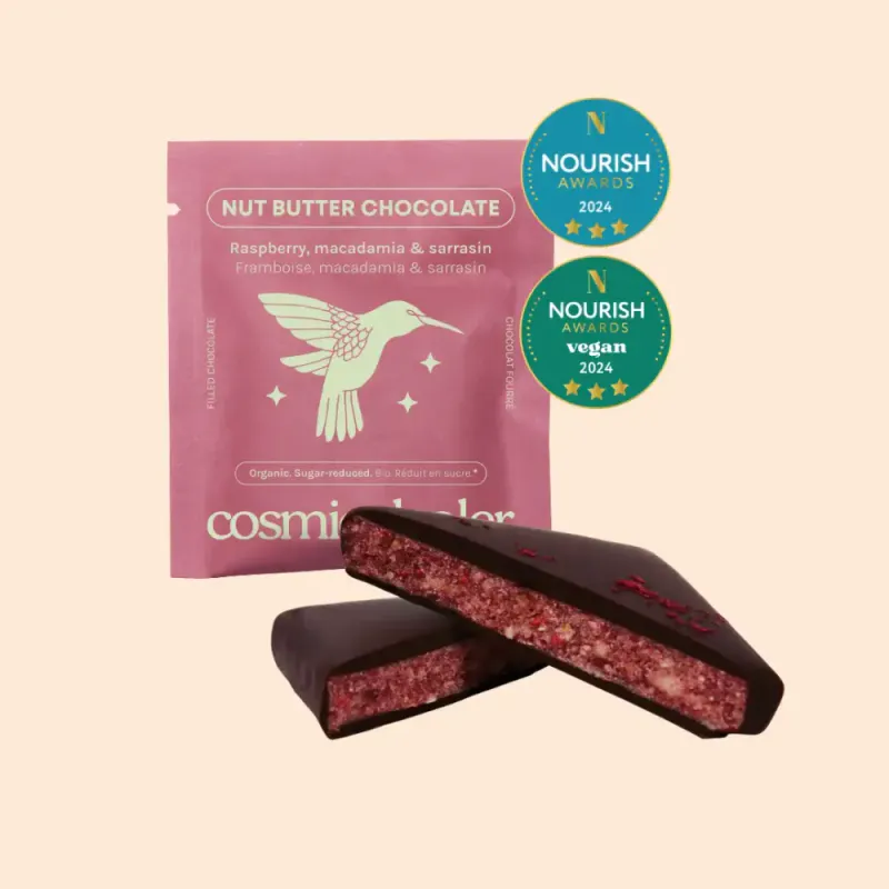 Nut Butter Chocolate: RASPBERRY 20g / Cosmic Dealer