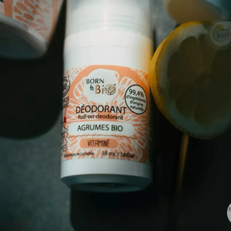 Roll-on deodorant, Citrus 50ml / Born to Bio