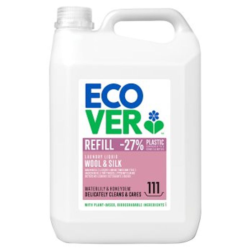 5L Laundry Liquid Wool & Silk, Waterlily & Honeydew / ECOVER