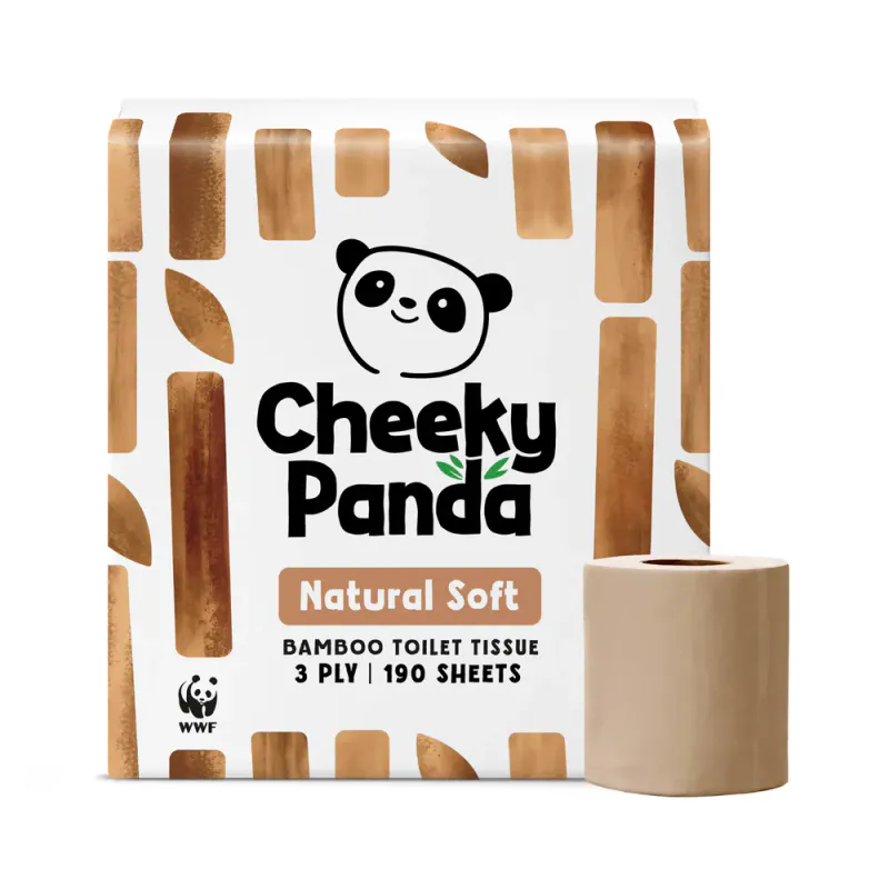 9 ruller toalettpapir i bambus - NATURAL COLOUR / The Cheeky Panda