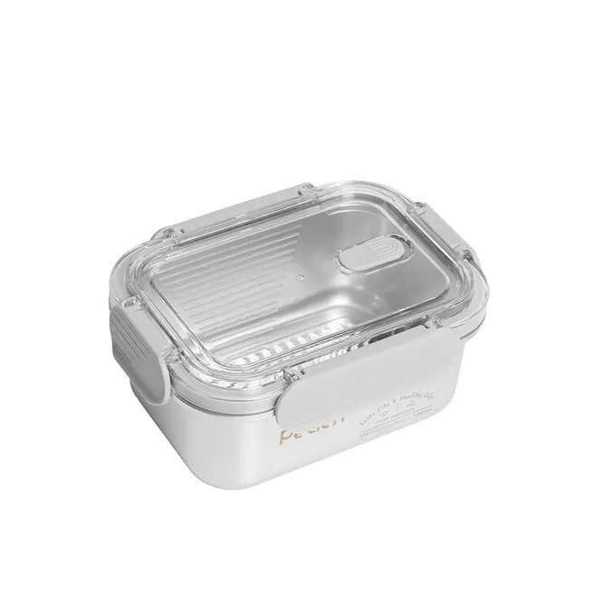 Hovedbilde Matboks i Stål med Tett Plastlokk - 1000 ml / Peach