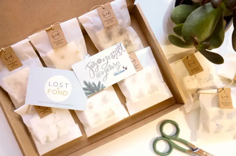 4  Wax Melts - Patchouli & Sweet Orange / Lost + Fond